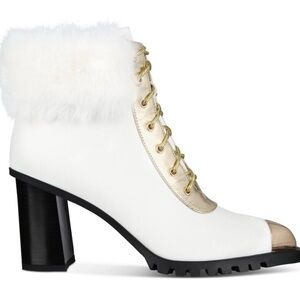 THINGS II COME
Women's Maliyana Luxurious Lace-Up Embellished Block-Heel Booties